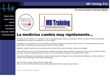Tablet Screenshot of md-training.com